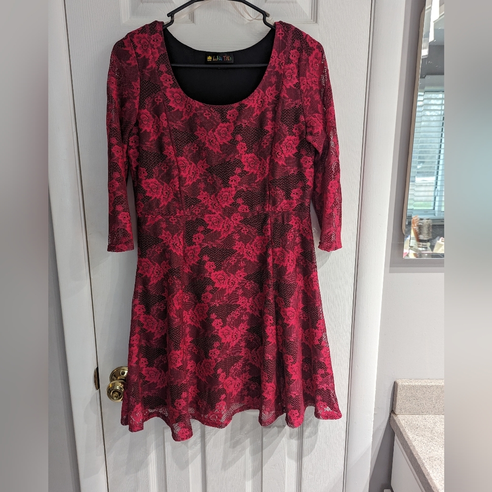 Pink Lace Dress